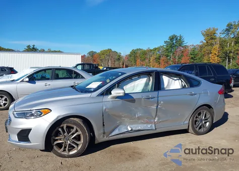 2019 Ford Fusion Sel from USA, damaged, VIN 3FA6P0CD3KR222710